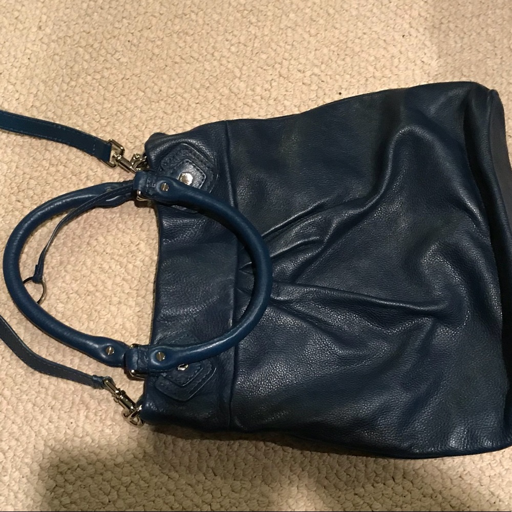 Marc by Marc Jacobs Blue leather handbag
